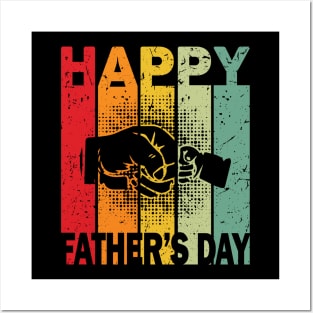 Father's Day 2021 Men's Retro Vintage Happy Father's Day 2021 Posters and Art